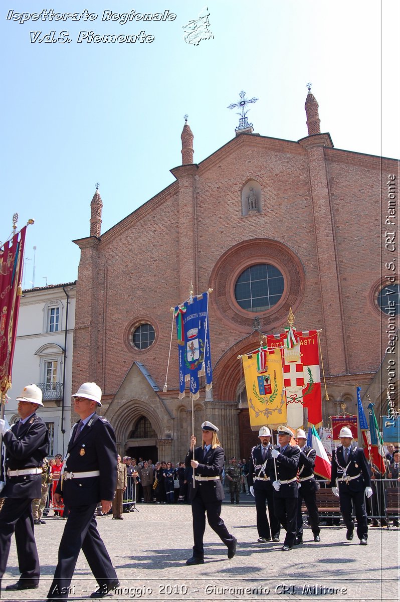 Asti - 23 maggio 2010 - Giuramento Solenne Corpo Militare della CRI  -  Croce Rossa Italiana - Ispettorato Regionale Volontari del Soccorso Piemonte