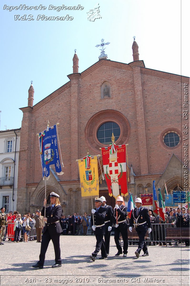 Asti - 23 maggio 2010 - Giuramento Solenne Corpo Militare della CRI  -  Croce Rossa Italiana - Ispettorato Regionale Volontari del Soccorso Piemonte