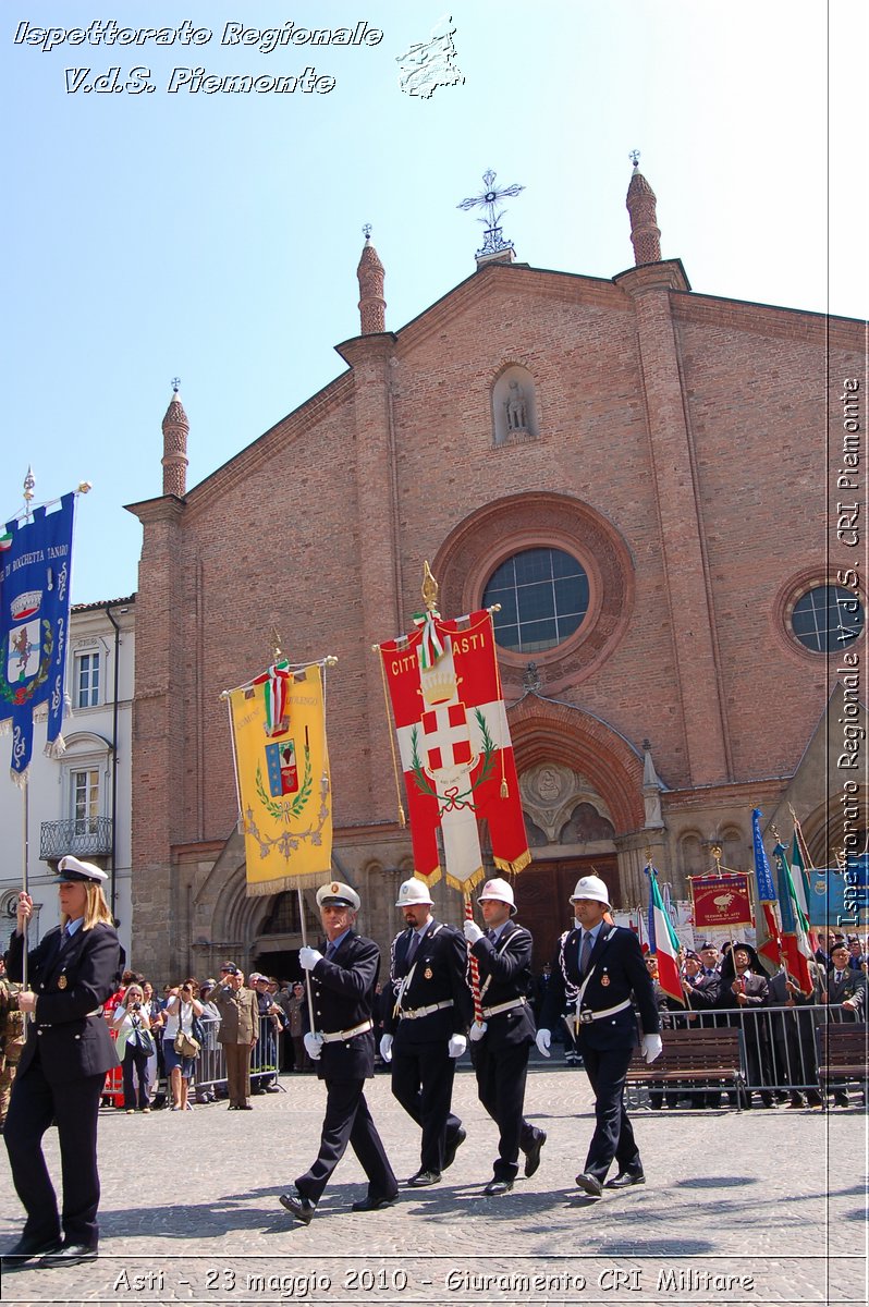 Asti - 23 maggio 2010 - Giuramento Solenne Corpo Militare della CRI  -  Croce Rossa Italiana - Ispettorato Regionale Volontari del Soccorso Piemonte