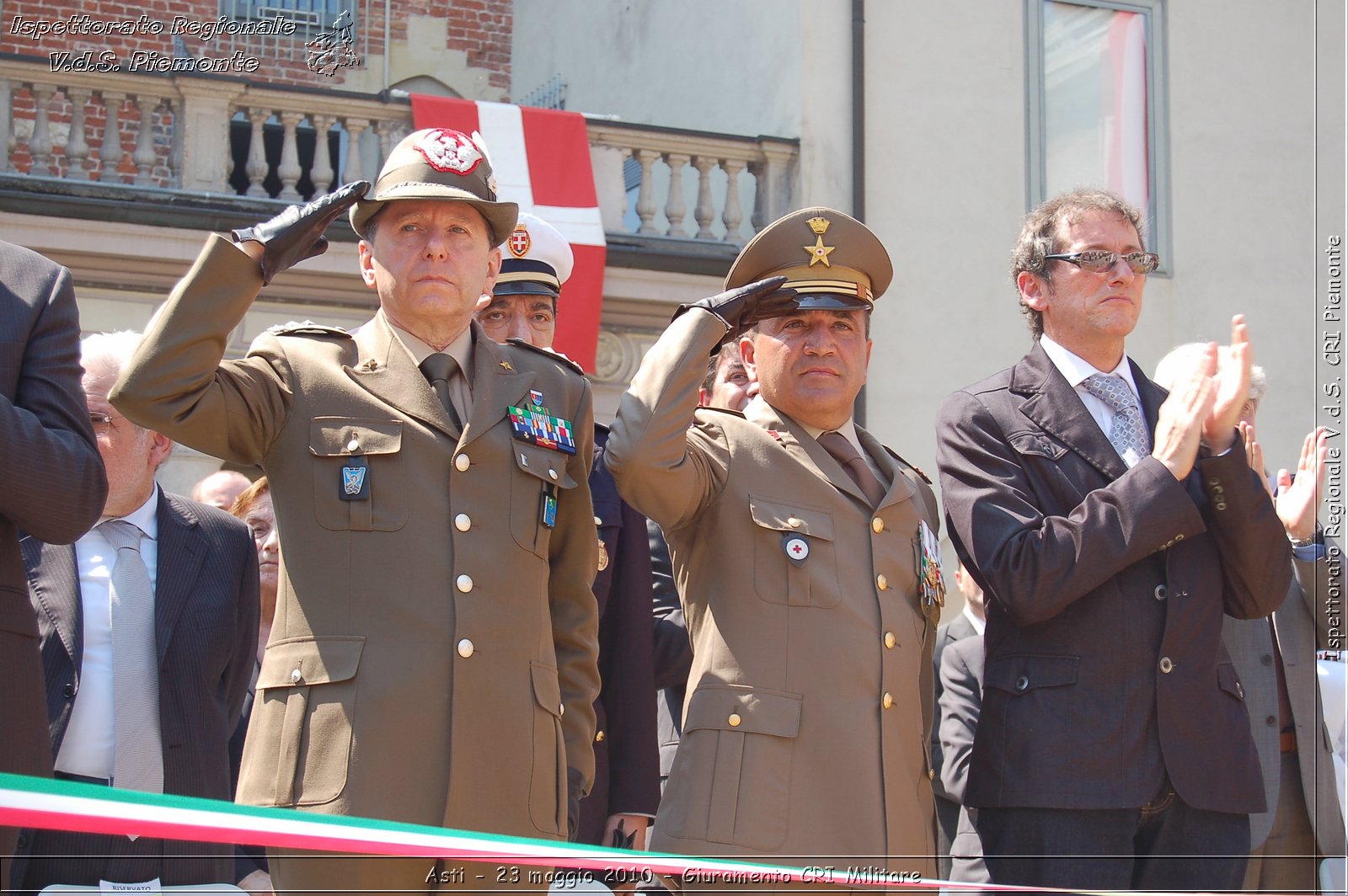 Asti - 23 maggio 2010 - Giuramento Solenne Corpo Militare della CRI  -  Croce Rossa Italiana - Ispettorato Regionale Volontari del Soccorso Piemonte