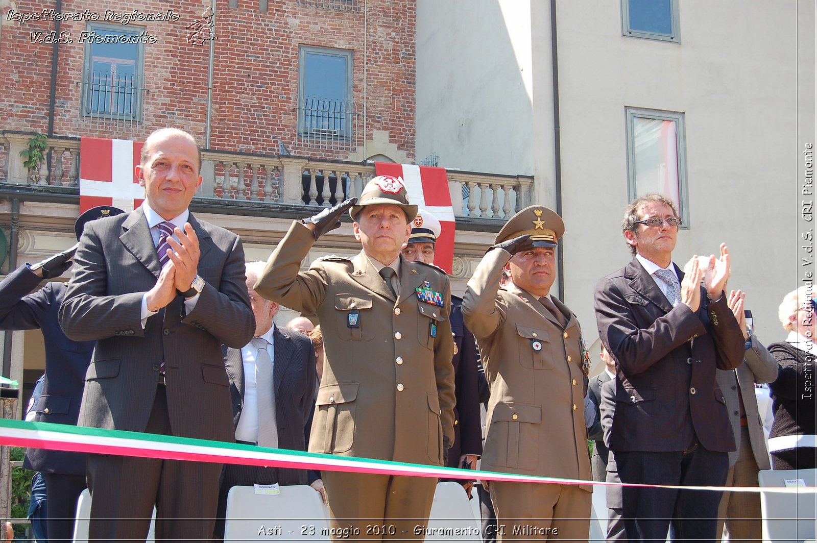 Asti - 23 maggio 2010 - Giuramento Solenne Corpo Militare della CRI  -  Croce Rossa Italiana - Ispettorato Regionale Volontari del Soccorso Piemonte