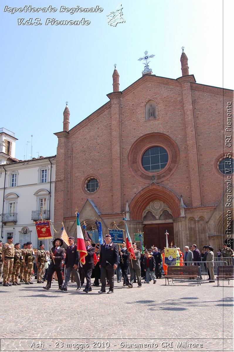 Asti - 23 maggio 2010 - Giuramento Solenne Corpo Militare della CRI  -  Croce Rossa Italiana - Ispettorato Regionale Volontari del Soccorso Piemonte