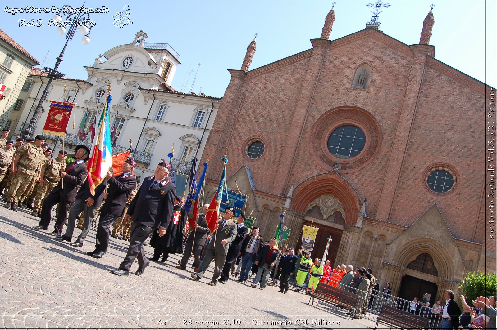 Asti - 23 maggio 2010 - Giuramento Solenne Corpo Militare della CRI  -  Croce Rossa Italiana - Ispettorato Regionale Volontari del Soccorso Piemonte