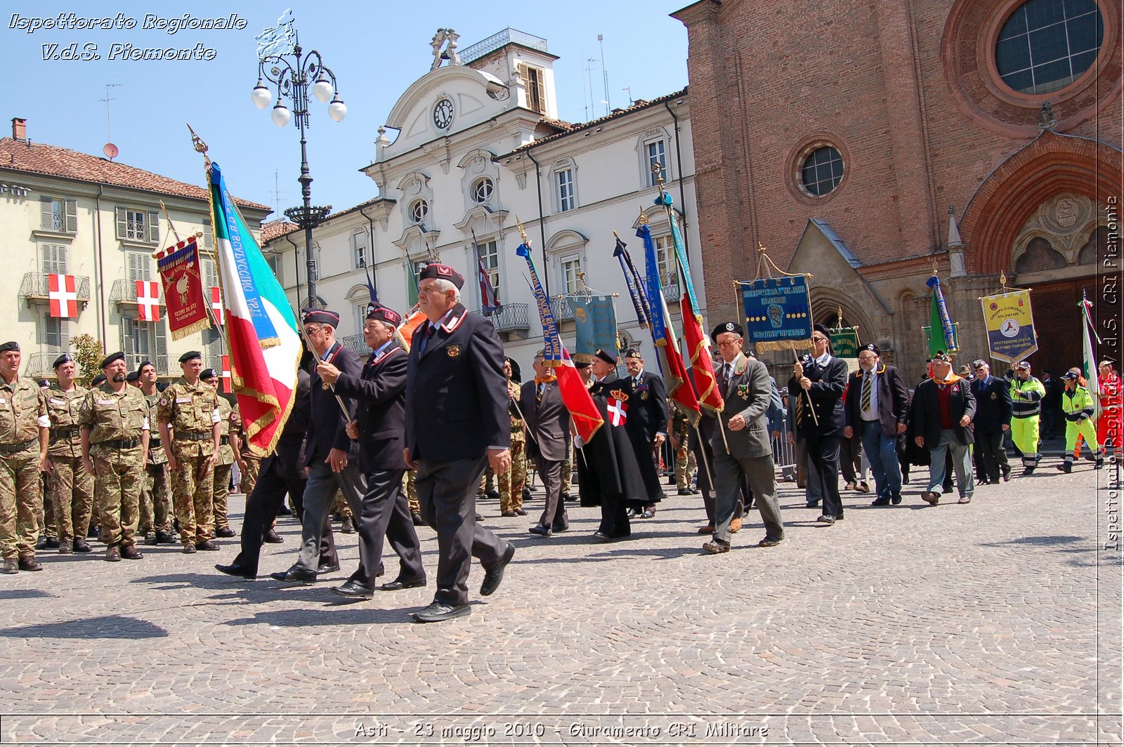 Asti - 23 maggio 2010 - Giuramento Solenne Corpo Militare della CRI  -  Croce Rossa Italiana - Ispettorato Regionale Volontari del Soccorso Piemonte