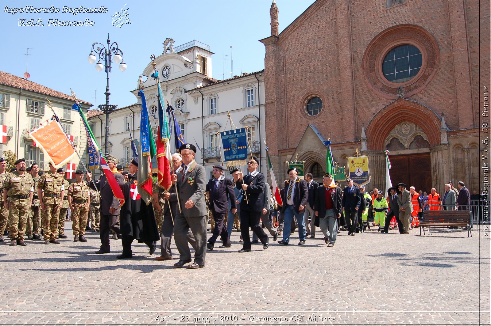 Asti - 23 maggio 2010 - Giuramento Solenne Corpo Militare della CRI  -  Croce Rossa Italiana - Ispettorato Regionale Volontari del Soccorso Piemonte