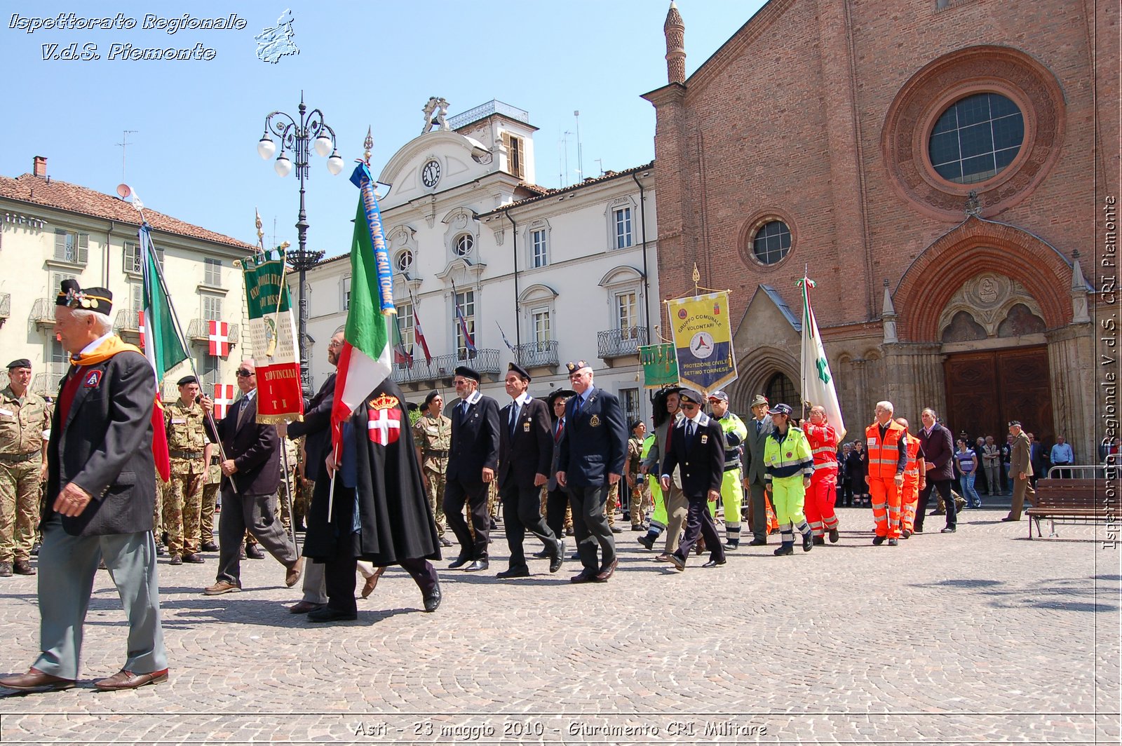 Asti - 23 maggio 2010 - Giuramento Solenne Corpo Militare della CRI  -  Croce Rossa Italiana - Ispettorato Regionale Volontari del Soccorso Piemonte