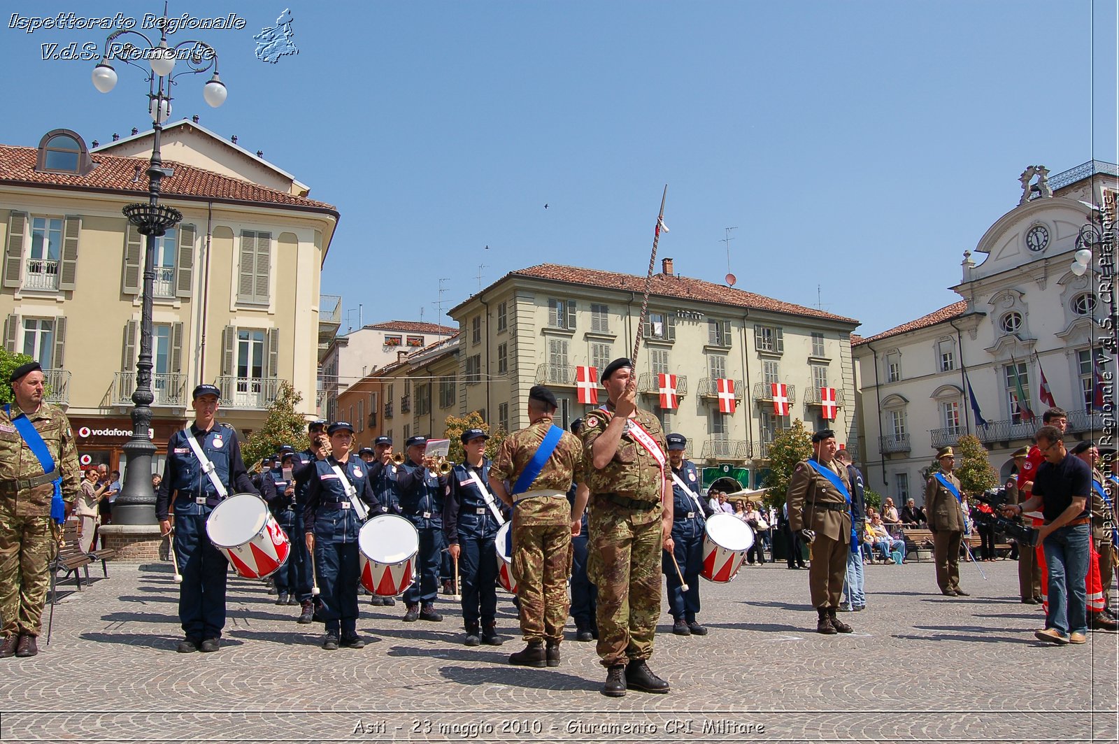 Asti - 23 maggio 2010 - Giuramento Solenne Corpo Militare della CRI  -  Croce Rossa Italiana - Ispettorato Regionale Volontari del Soccorso Piemonte