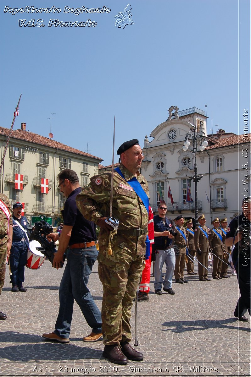 Asti - 23 maggio 2010 - Giuramento Solenne Corpo Militare della CRI  -  Croce Rossa Italiana - Ispettorato Regionale Volontari del Soccorso Piemonte