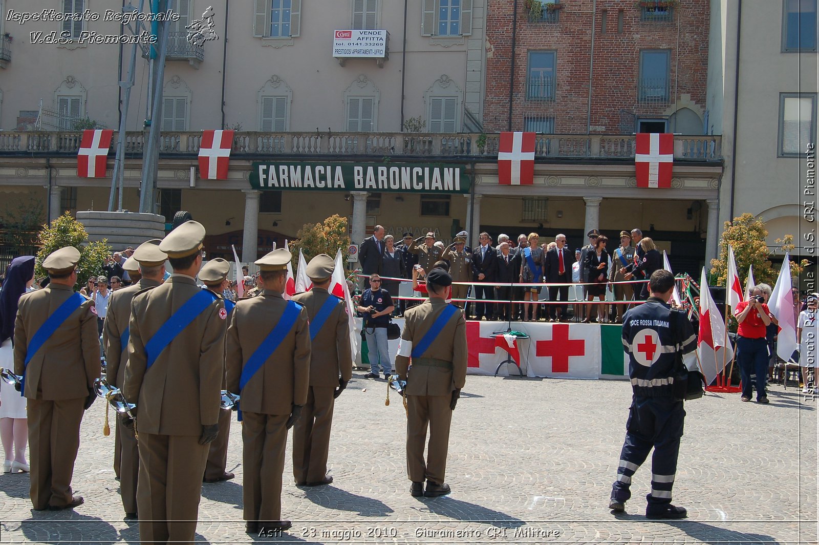 Asti - 23 maggio 2010 - Giuramento Solenne Corpo Militare della CRI  -  Croce Rossa Italiana - Ispettorato Regionale Volontari del Soccorso Piemonte