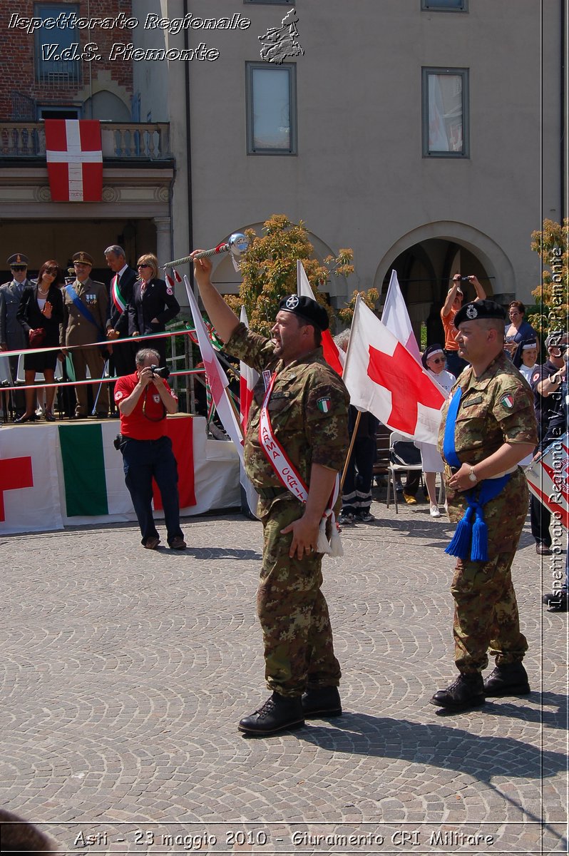 Asti - 23 maggio 2010 - Giuramento Solenne Corpo Militare della CRI  -  Croce Rossa Italiana - Ispettorato Regionale Volontari del Soccorso Piemonte