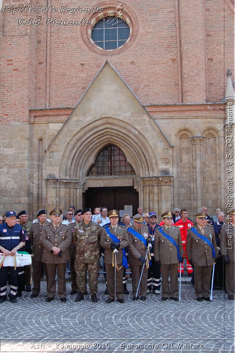 Asti - 23 maggio 2010 - Giuramento Solenne Corpo Militare della CRI  -  Croce Rossa Italiana - Ispettorato Regionale Volontari del Soccorso Piemonte