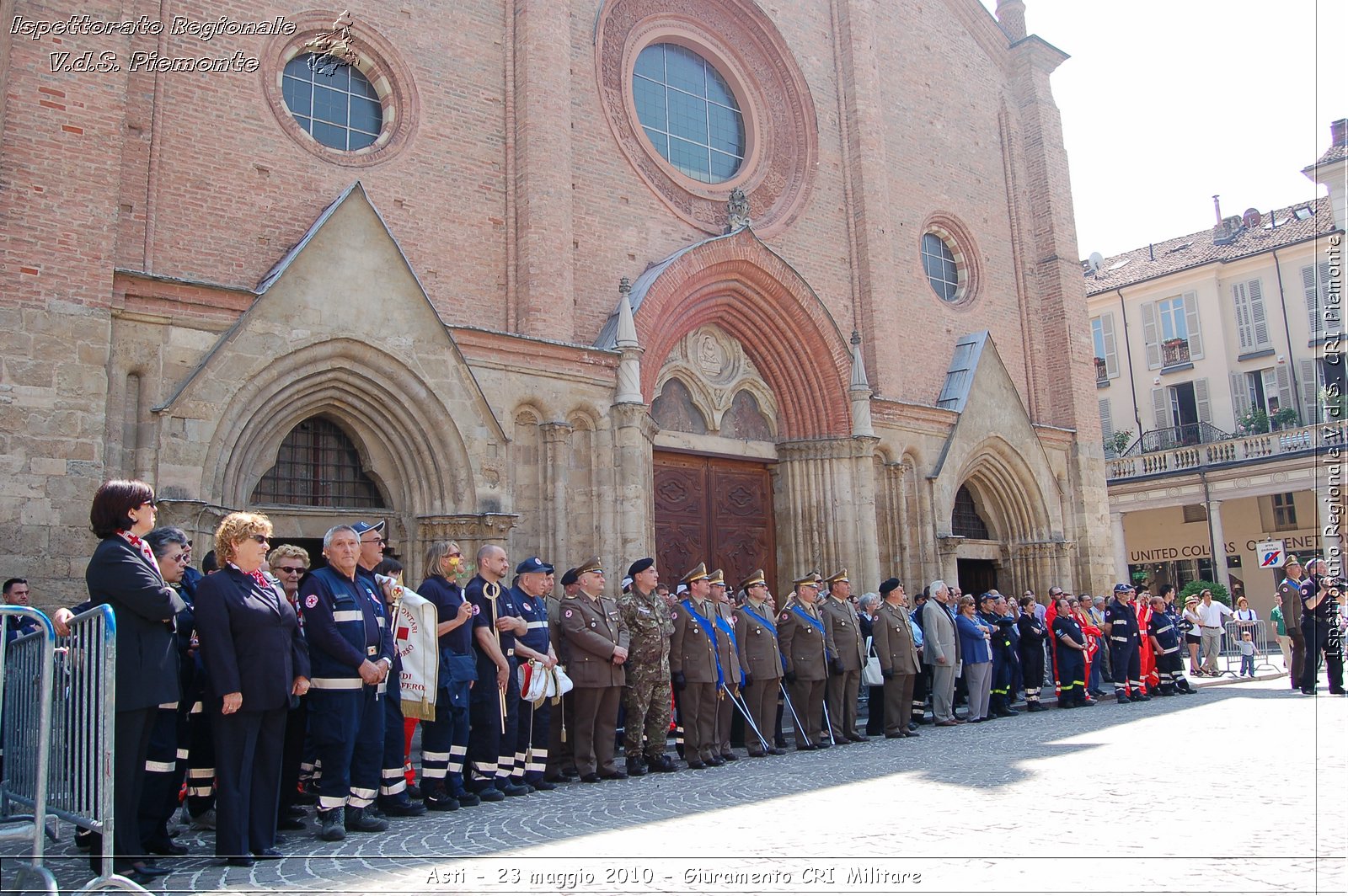 Asti - 23 maggio 2010 - Giuramento Solenne Corpo Militare della CRI  -  Croce Rossa Italiana - Ispettorato Regionale Volontari del Soccorso Piemonte