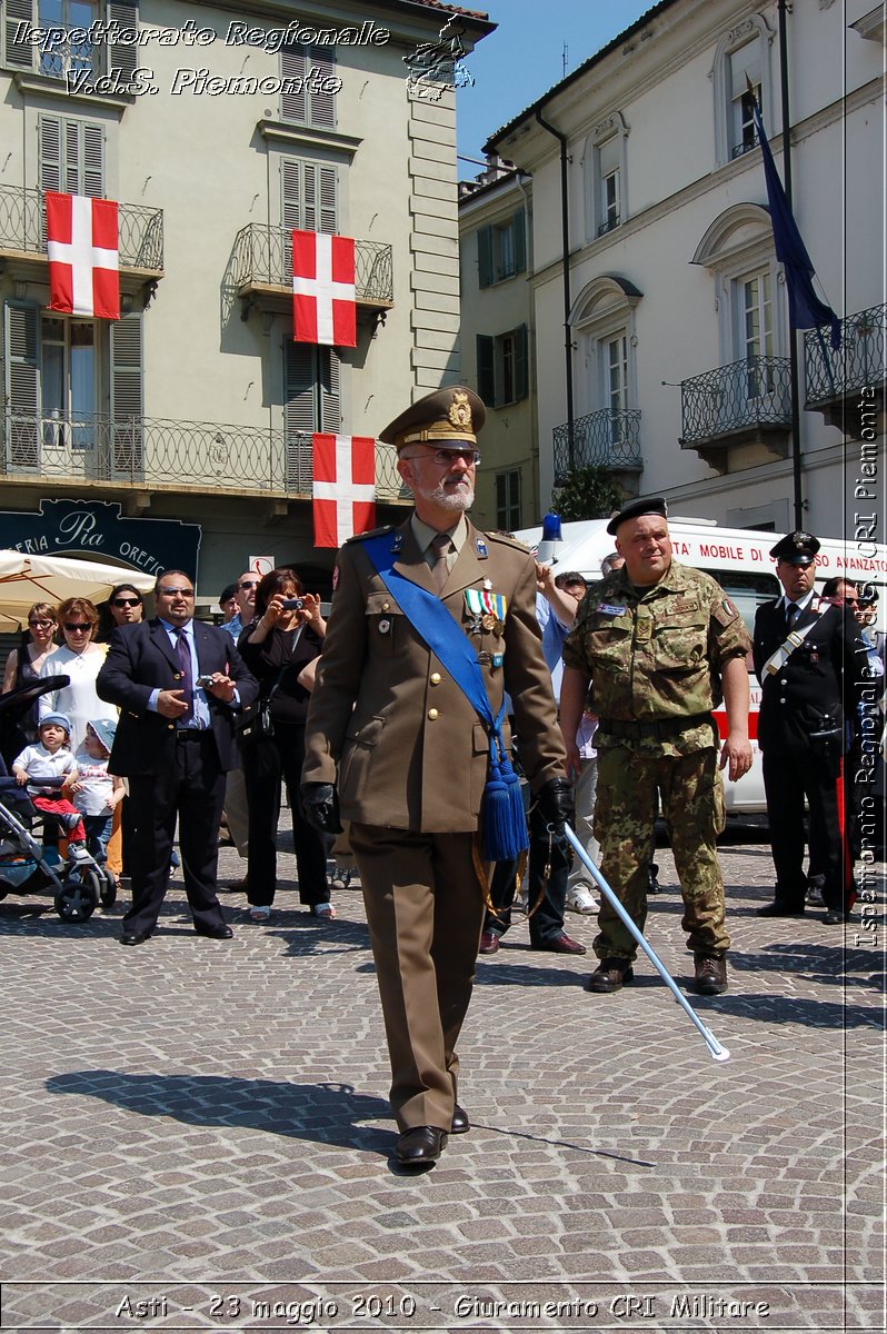 Asti - 23 maggio 2010 - Giuramento Solenne Corpo Militare della CRI  -  Croce Rossa Italiana - Ispettorato Regionale Volontari del Soccorso Piemonte