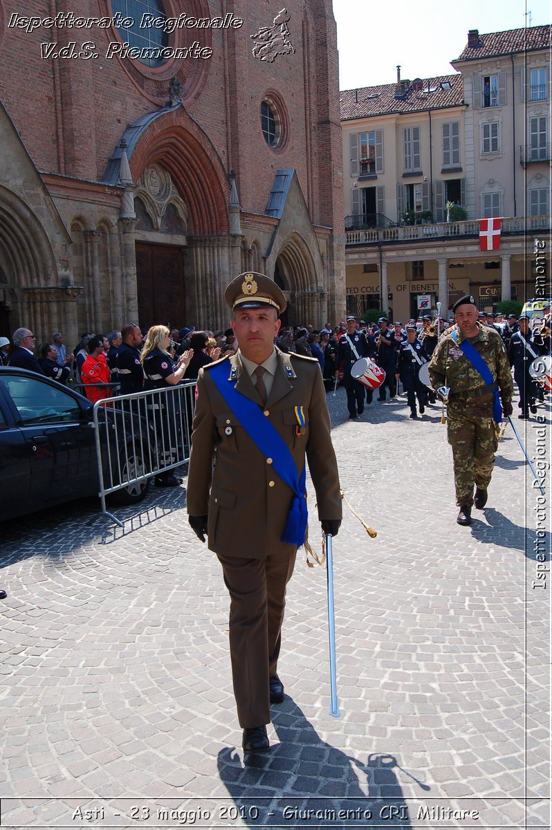 Asti - 23 maggio 2010 - Giuramento Solenne Corpo Militare della CRI  -  Croce Rossa Italiana - Ispettorato Regionale Volontari del Soccorso Piemonte