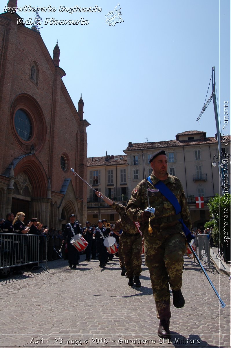 Asti - 23 maggio 2010 - Giuramento Solenne Corpo Militare della CRI  -  Croce Rossa Italiana - Ispettorato Regionale Volontari del Soccorso Piemonte