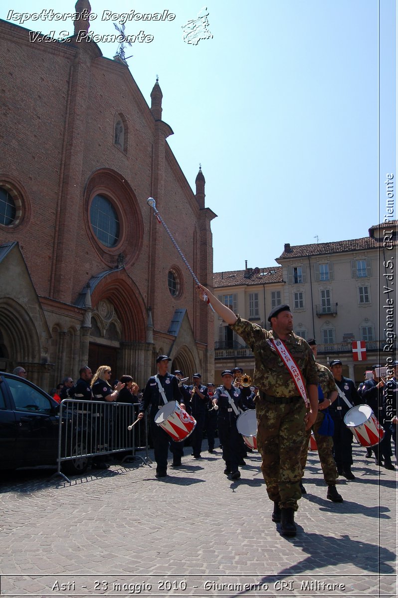 Asti - 23 maggio 2010 - Giuramento Solenne Corpo Militare della CRI  -  Croce Rossa Italiana - Ispettorato Regionale Volontari del Soccorso Piemonte