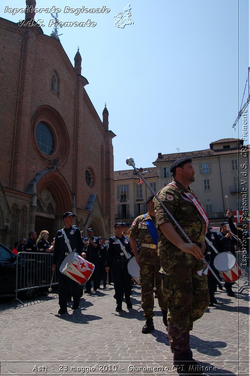 Asti - 23 maggio 2010 - Giuramento Solenne Corpo Militare della CRI  -  Croce Rossa Italiana - Ispettorato Regionale Volontari del Soccorso Piemonte