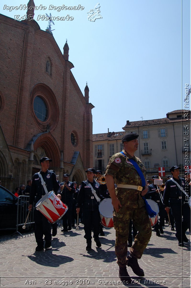 Asti - 23 maggio 2010 - Giuramento Solenne Corpo Militare della CRI  -  Croce Rossa Italiana - Ispettorato Regionale Volontari del Soccorso Piemonte