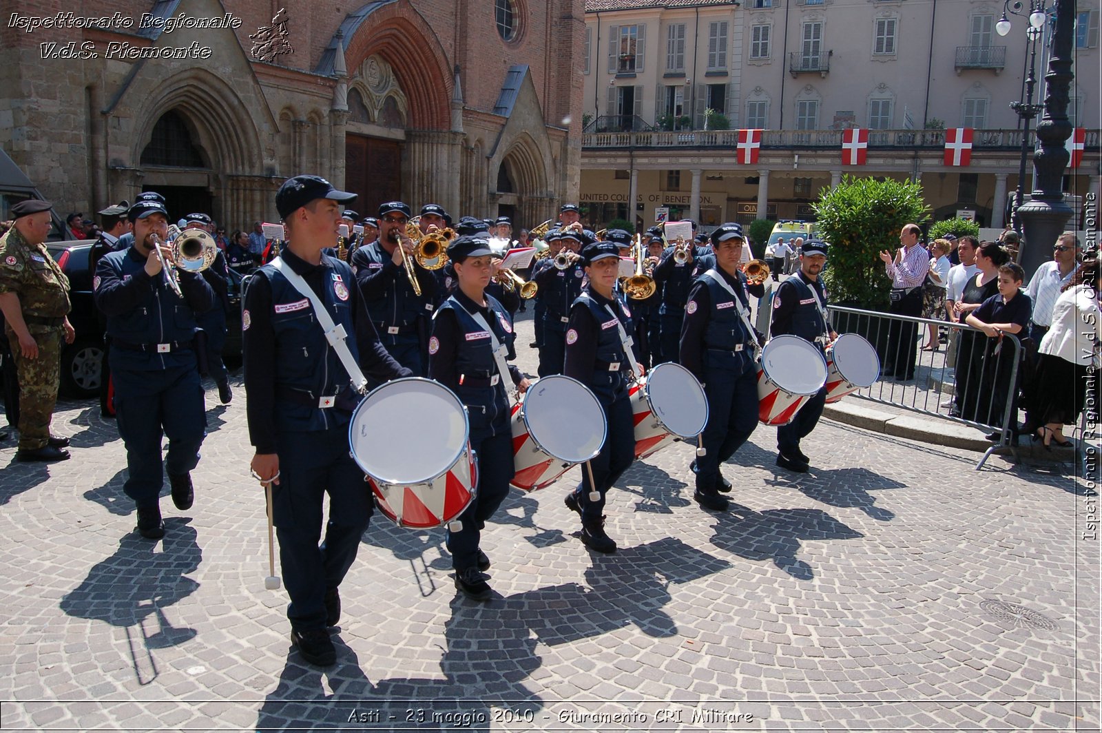 Asti - 23 maggio 2010 - Giuramento Solenne Corpo Militare della CRI  -  Croce Rossa Italiana - Ispettorato Regionale Volontari del Soccorso Piemonte