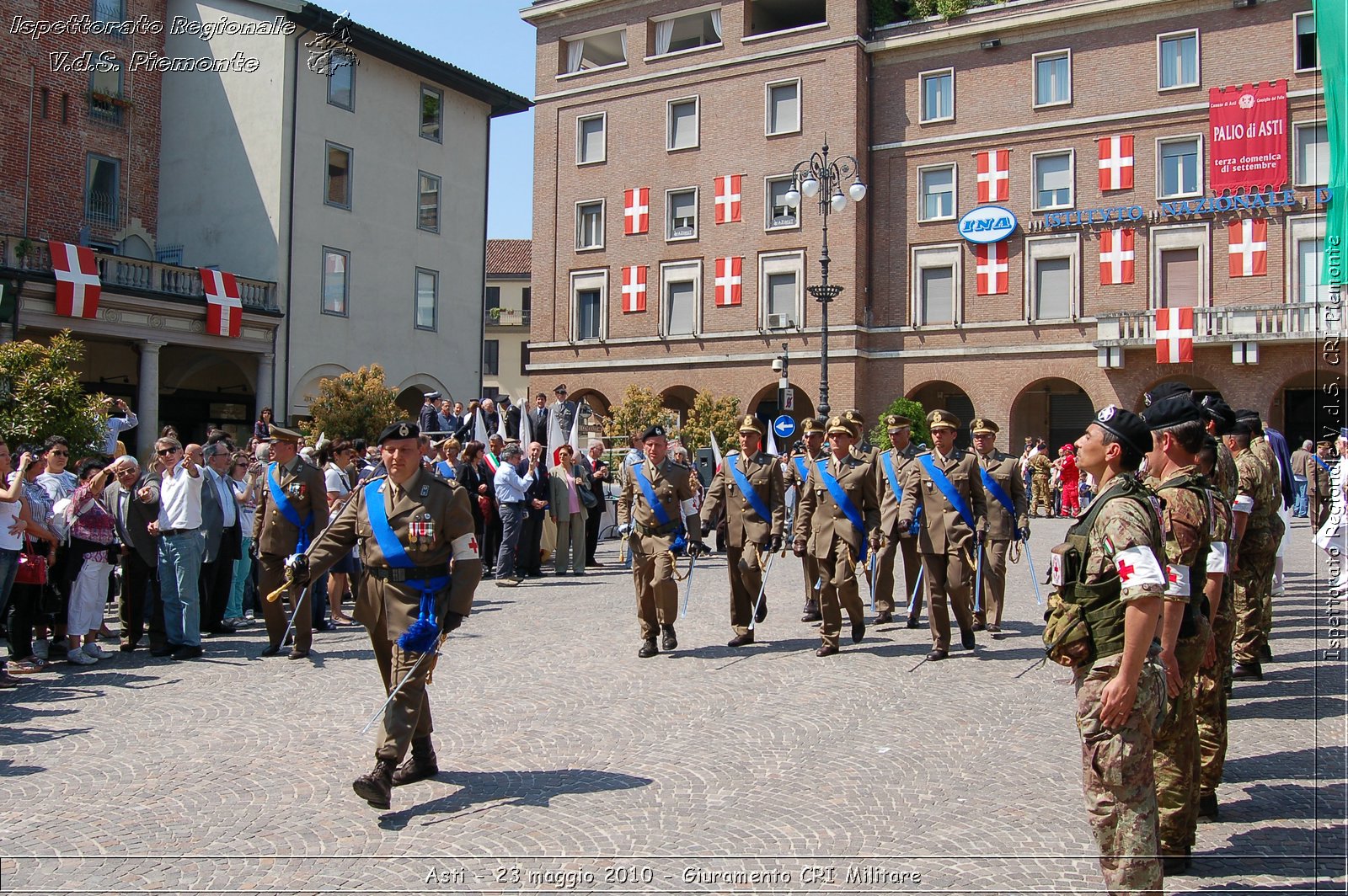 Asti - 23 maggio 2010 - Giuramento Solenne Corpo Militare della CRI  -  Croce Rossa Italiana - Ispettorato Regionale Volontari del Soccorso Piemonte