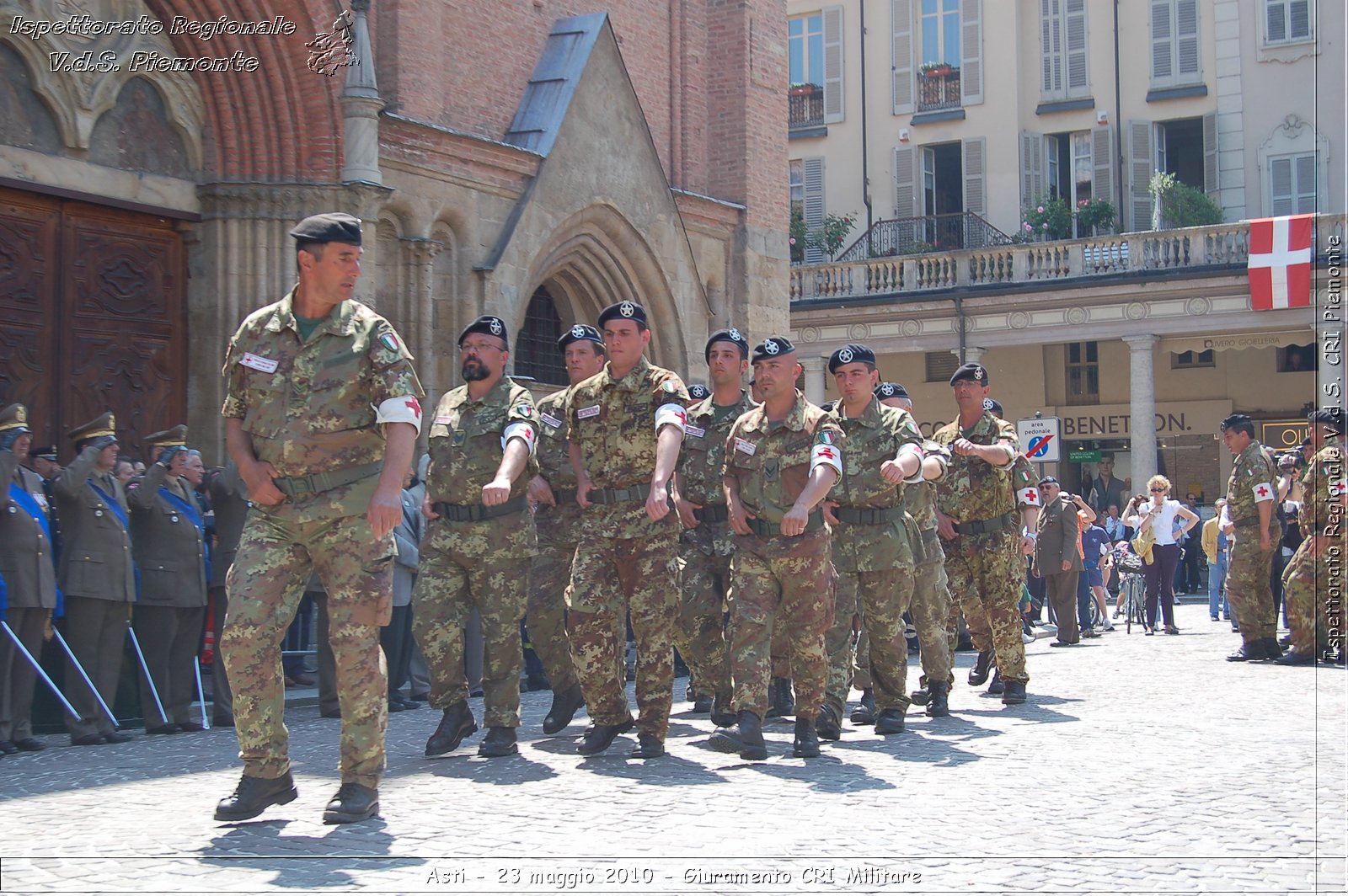 Asti - 23 maggio 2010 - Giuramento Solenne Corpo Militare della CRI  -  Croce Rossa Italiana - Ispettorato Regionale Volontari del Soccorso Piemonte