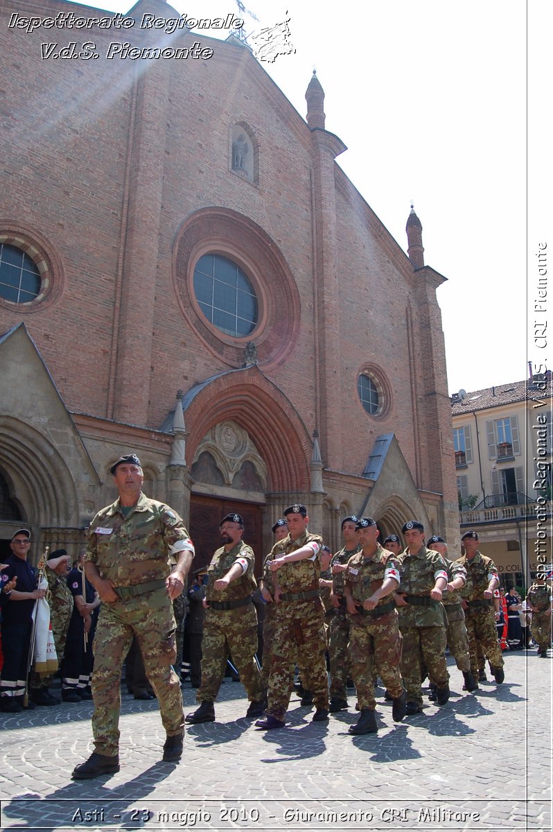 Asti - 23 maggio 2010 - Giuramento Solenne Corpo Militare della CRI  -  Croce Rossa Italiana - Ispettorato Regionale Volontari del Soccorso Piemonte