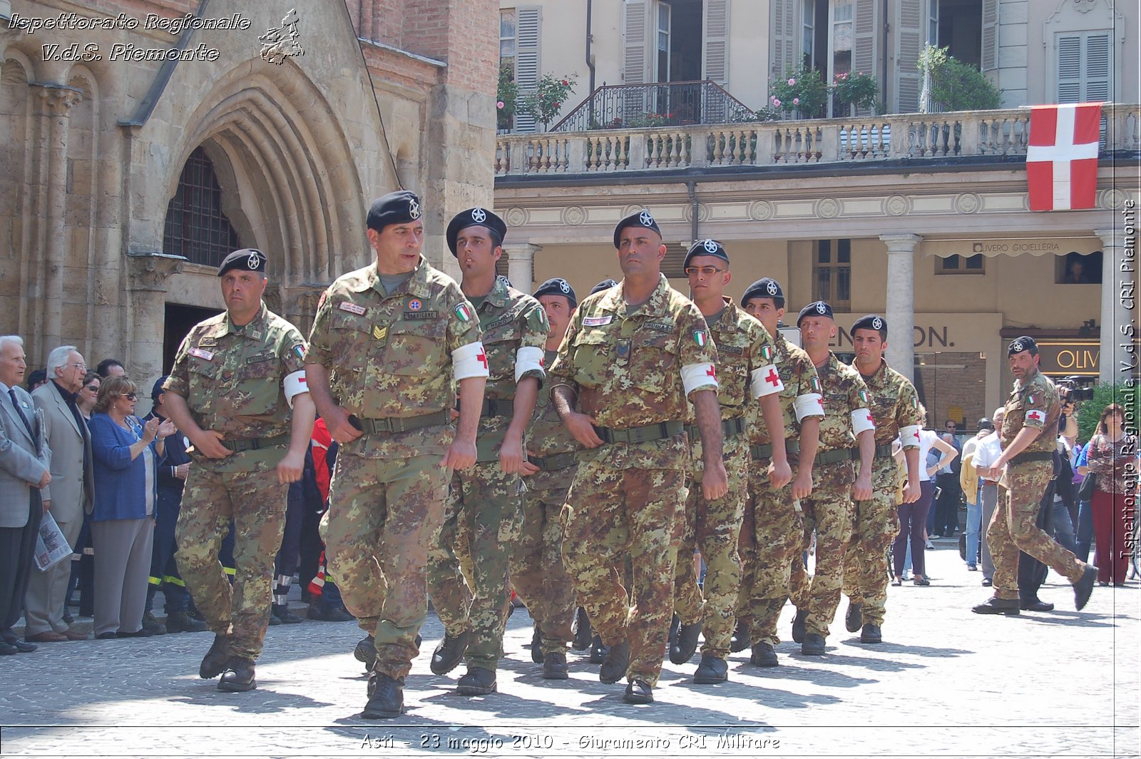 Asti - 23 maggio 2010 - Giuramento Solenne Corpo Militare della CRI  -  Croce Rossa Italiana - Ispettorato Regionale Volontari del Soccorso Piemonte