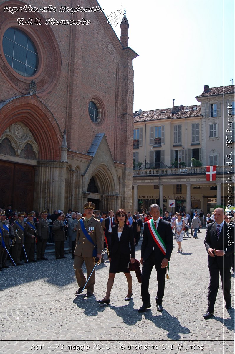 Asti - 23 maggio 2010 - Giuramento Solenne Corpo Militare della CRI  -  Croce Rossa Italiana - Ispettorato Regionale Volontari del Soccorso Piemonte