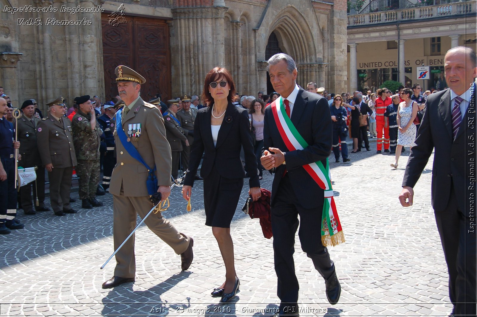 Asti - 23 maggio 2010 - Giuramento Solenne Corpo Militare della CRI  -  Croce Rossa Italiana - Ispettorato Regionale Volontari del Soccorso Piemonte