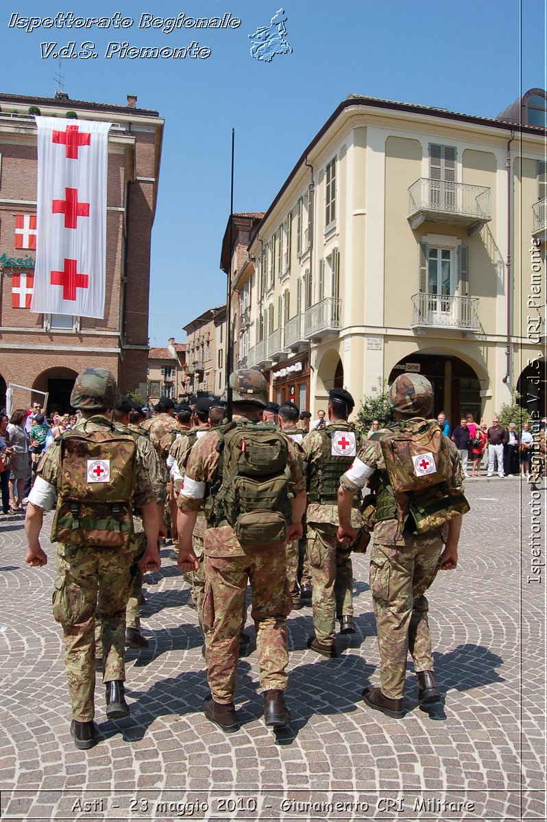 Asti - 23 maggio 2010 - Giuramento Solenne Corpo Militare della CRI  -  Croce Rossa Italiana - Ispettorato Regionale Volontari del Soccorso Piemonte