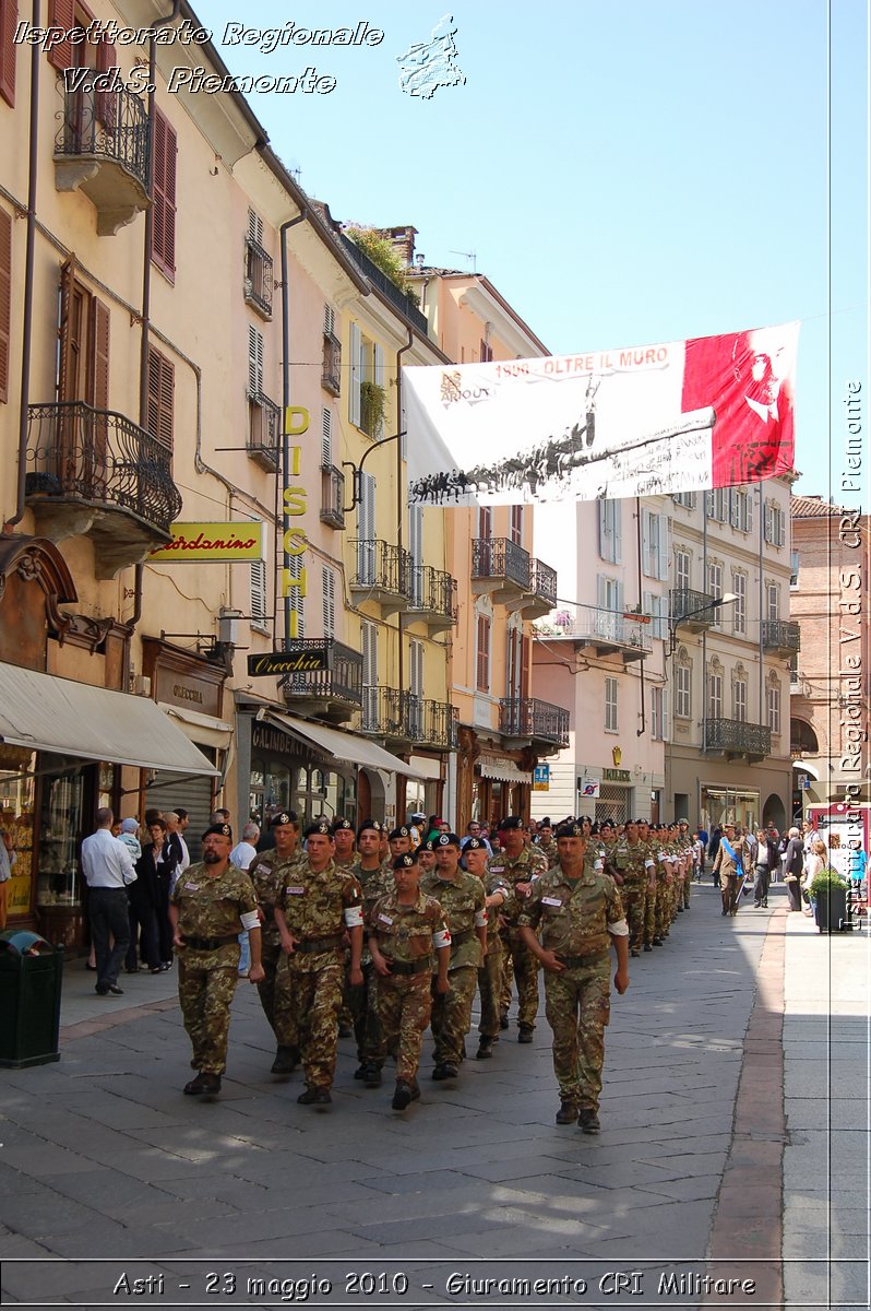 Asti - 23 maggio 2010 - Giuramento Solenne Corpo Militare della CRI  -  Croce Rossa Italiana - Ispettorato Regionale Volontari del Soccorso Piemonte