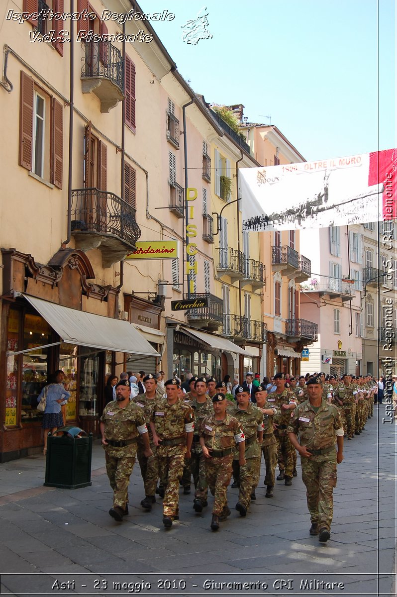 Asti - 23 maggio 2010 - Giuramento Solenne Corpo Militare della CRI  -  Croce Rossa Italiana - Ispettorato Regionale Volontari del Soccorso Piemonte