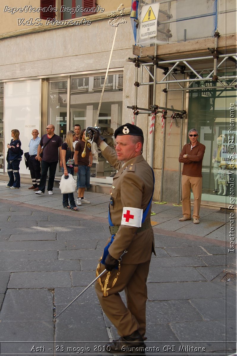 Asti - 23 maggio 2010 - Giuramento Solenne Corpo Militare della CRI  -  Croce Rossa Italiana - Ispettorato Regionale Volontari del Soccorso Piemonte