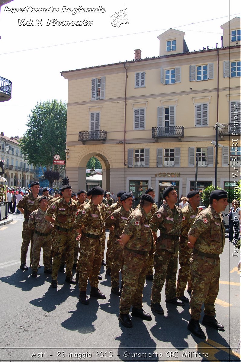 Asti - 23 maggio 2010 - Giuramento Solenne Corpo Militare della CRI  -  Croce Rossa Italiana - Ispettorato Regionale Volontari del Soccorso Piemonte