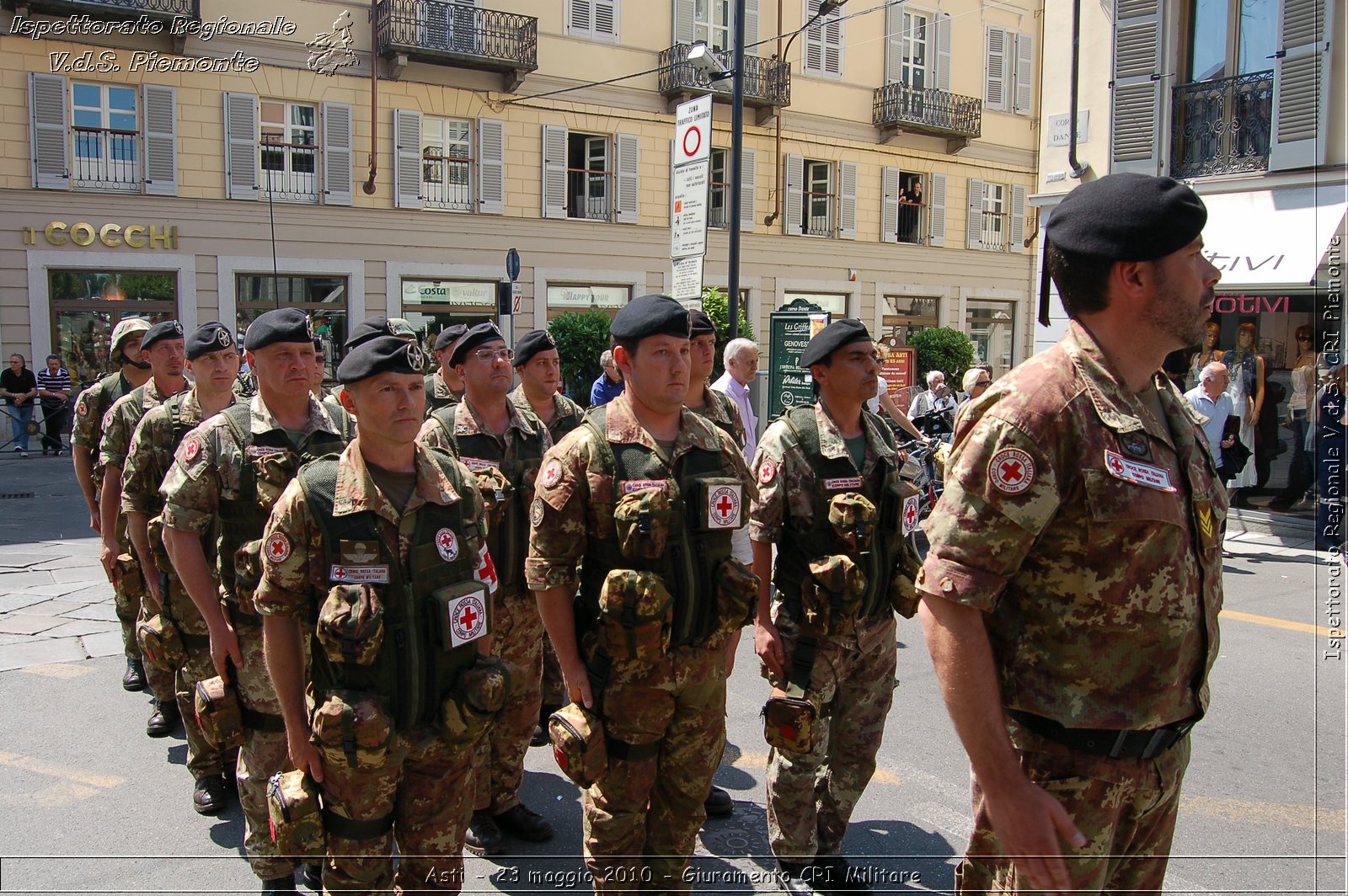 Asti - 23 maggio 2010 - Giuramento Solenne Corpo Militare della CRI  -  Croce Rossa Italiana - Ispettorato Regionale Volontari del Soccorso Piemonte