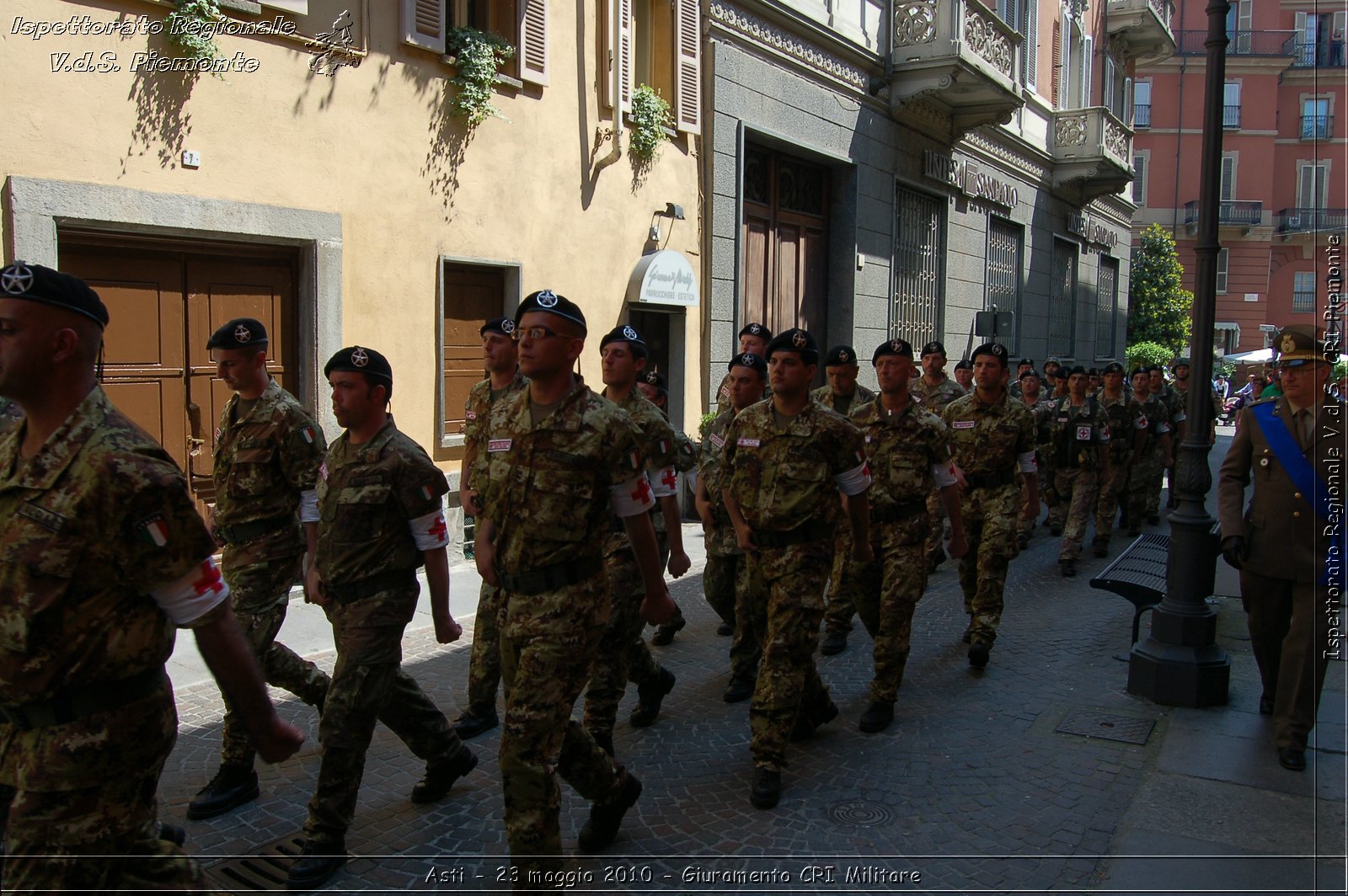 Asti - 23 maggio 2010 - Giuramento Solenne Corpo Militare della CRI  -  Croce Rossa Italiana - Ispettorato Regionale Volontari del Soccorso Piemonte