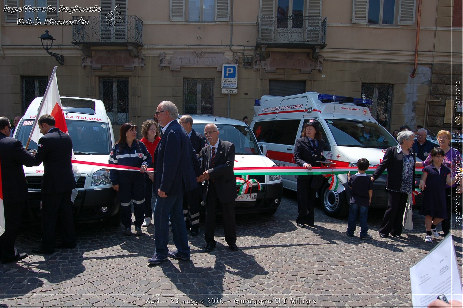 Asti - 23 maggio 2010 - Giuramento Solenne Corpo Militare della CRI  -  Croce Rossa Italiana - Ispettorato Regionale Volontari del Soccorso Piemonte