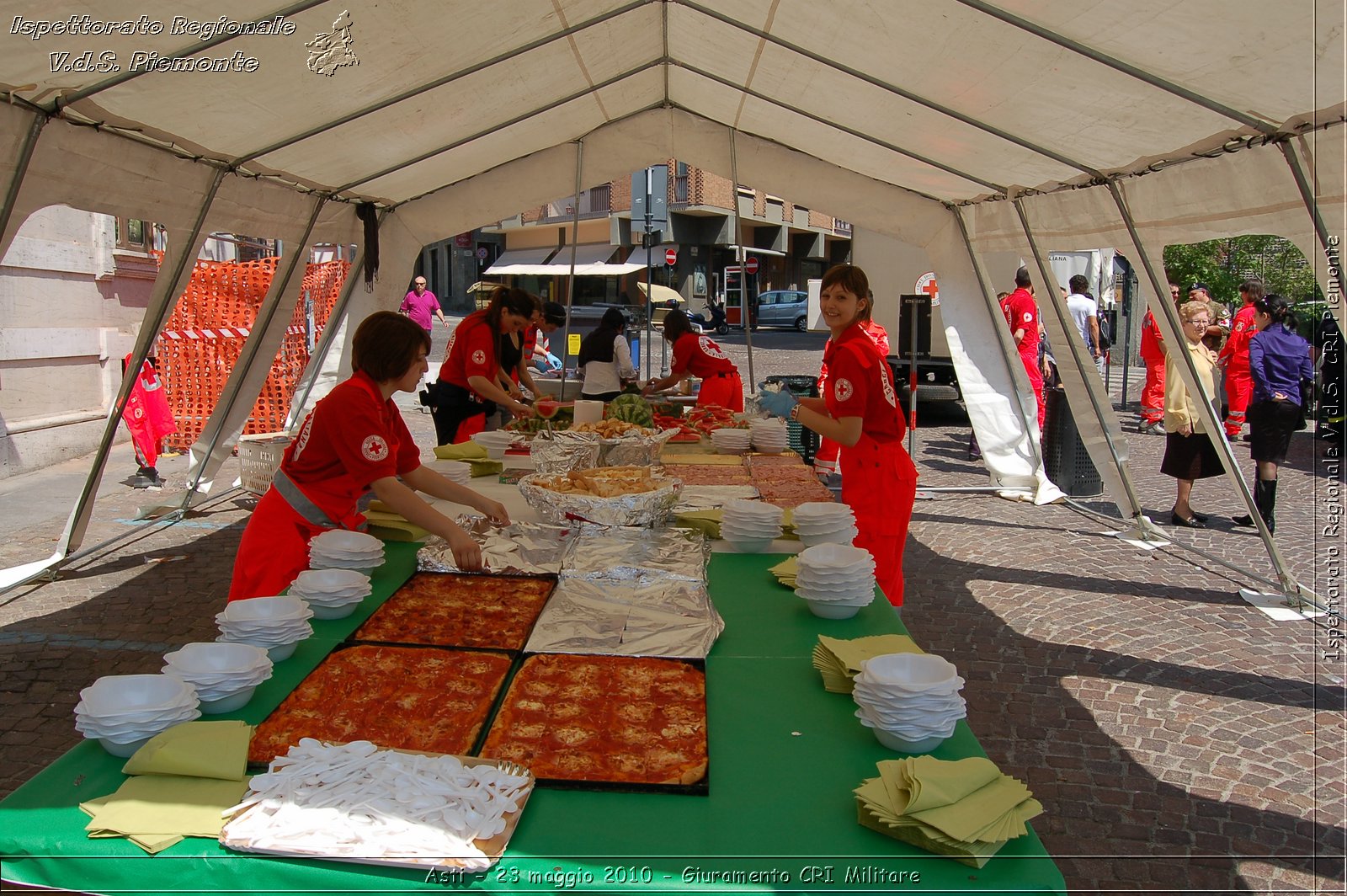 Asti - 23 maggio 2010 - Giuramento Solenne Corpo Militare della CRI  -  Croce Rossa Italiana - Ispettorato Regionale Volontari del Soccorso Piemonte