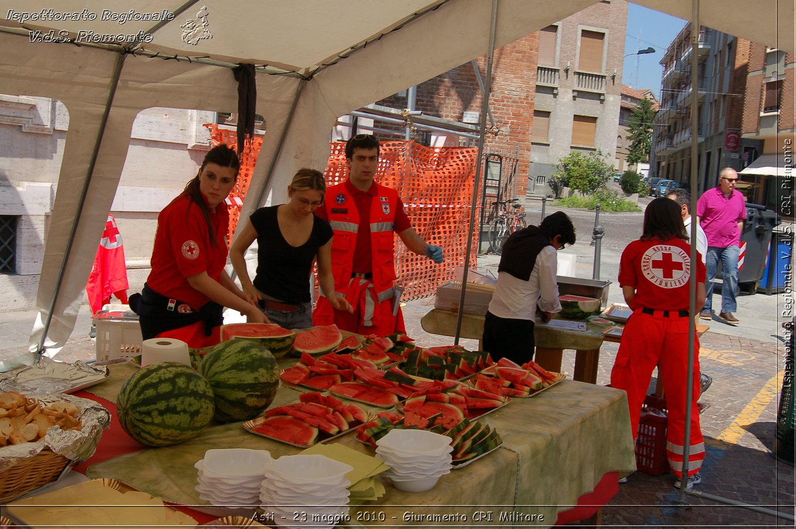 Asti - 23 maggio 2010 - Giuramento Solenne Corpo Militare della CRI  -  Croce Rossa Italiana - Ispettorato Regionale Volontari del Soccorso Piemonte