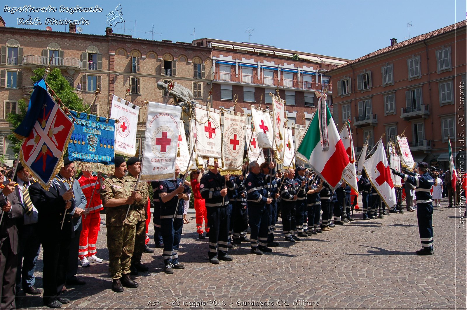 Asti - 23 maggio 2010 - Giuramento Solenne Corpo Militare della CRI  -  Croce Rossa Italiana - Ispettorato Regionale Volontari del Soccorso Piemonte