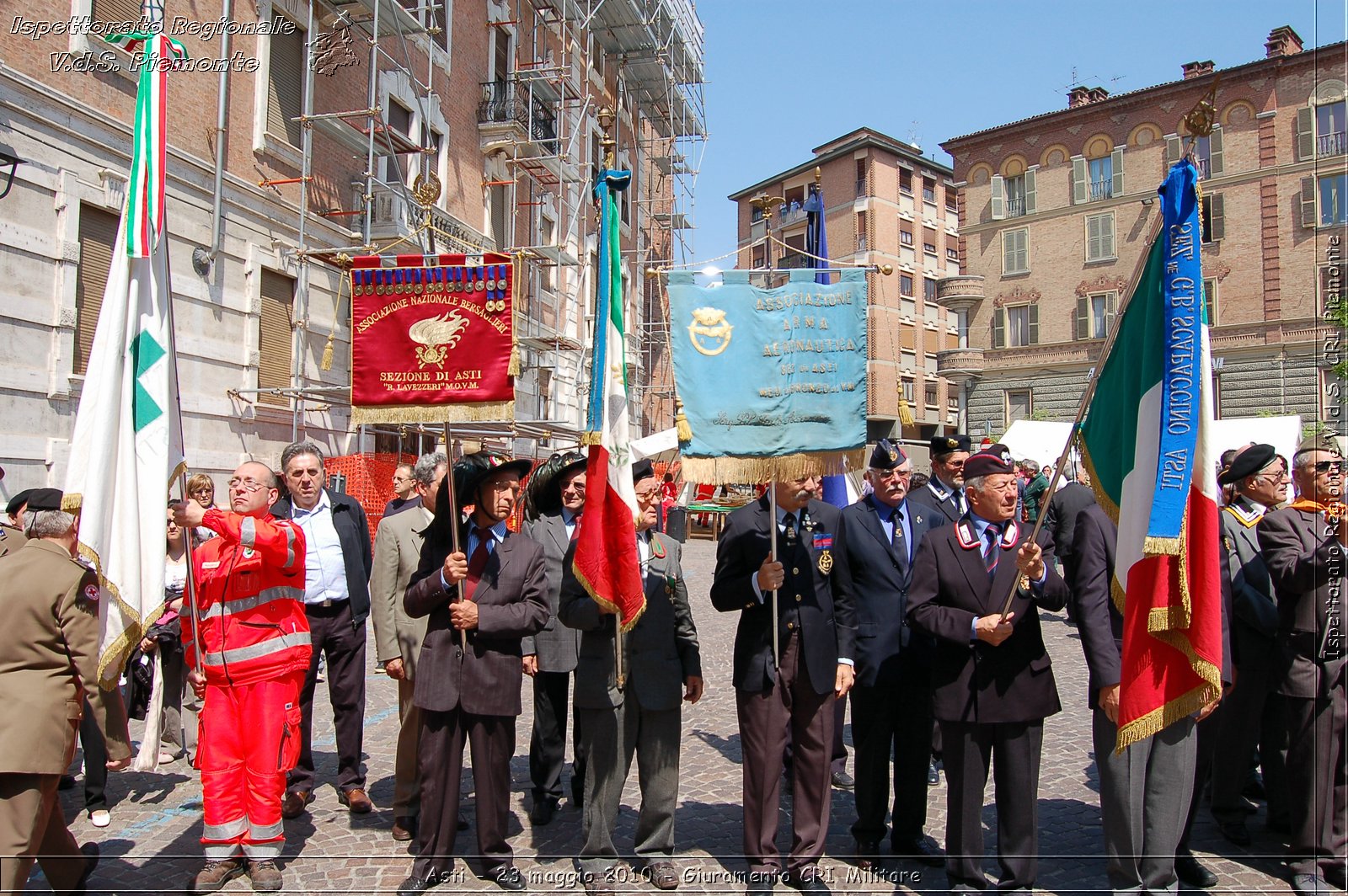 Asti - 23 maggio 2010 - Giuramento Solenne Corpo Militare della CRI  -  Croce Rossa Italiana - Ispettorato Regionale Volontari del Soccorso Piemonte