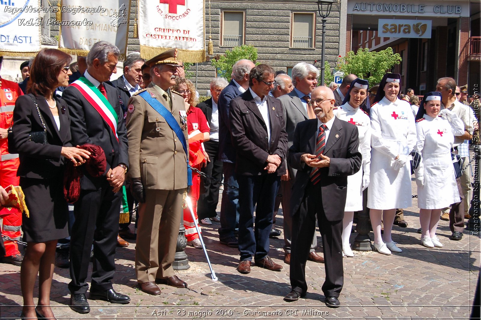 Asti - 23 maggio 2010 - Giuramento Solenne Corpo Militare della CRI  -  Croce Rossa Italiana - Ispettorato Regionale Volontari del Soccorso Piemonte