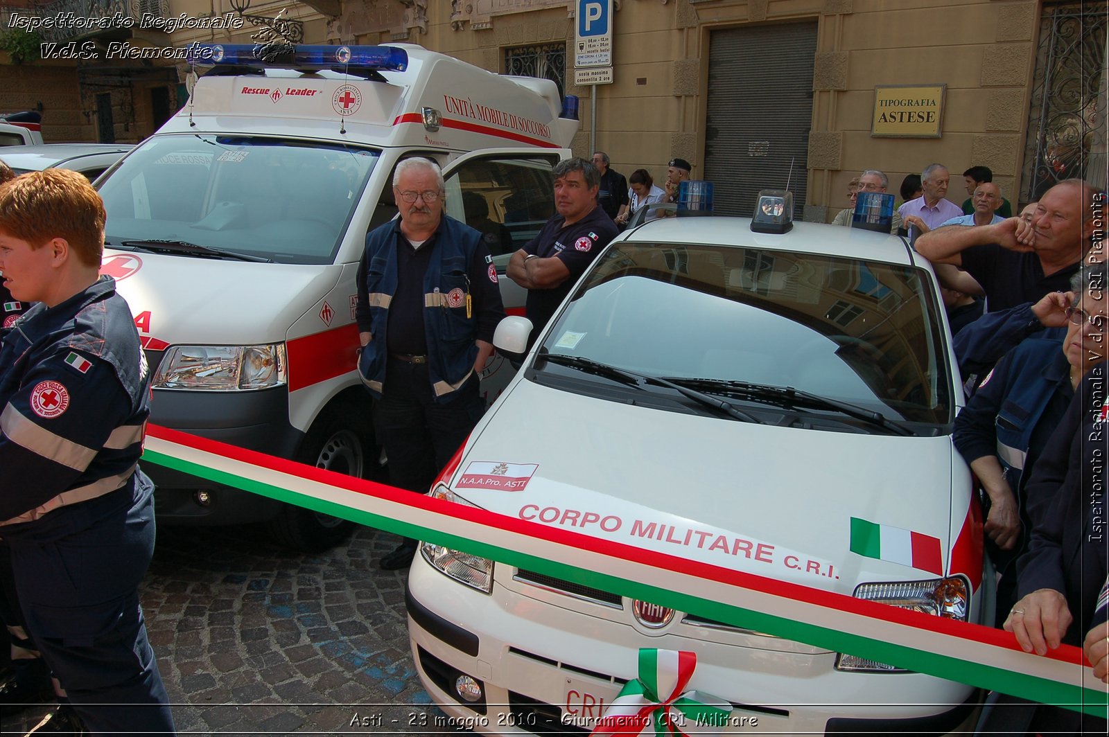 Asti - 23 maggio 2010 - Giuramento Solenne Corpo Militare della CRI  -  Croce Rossa Italiana - Ispettorato Regionale Volontari del Soccorso Piemonte