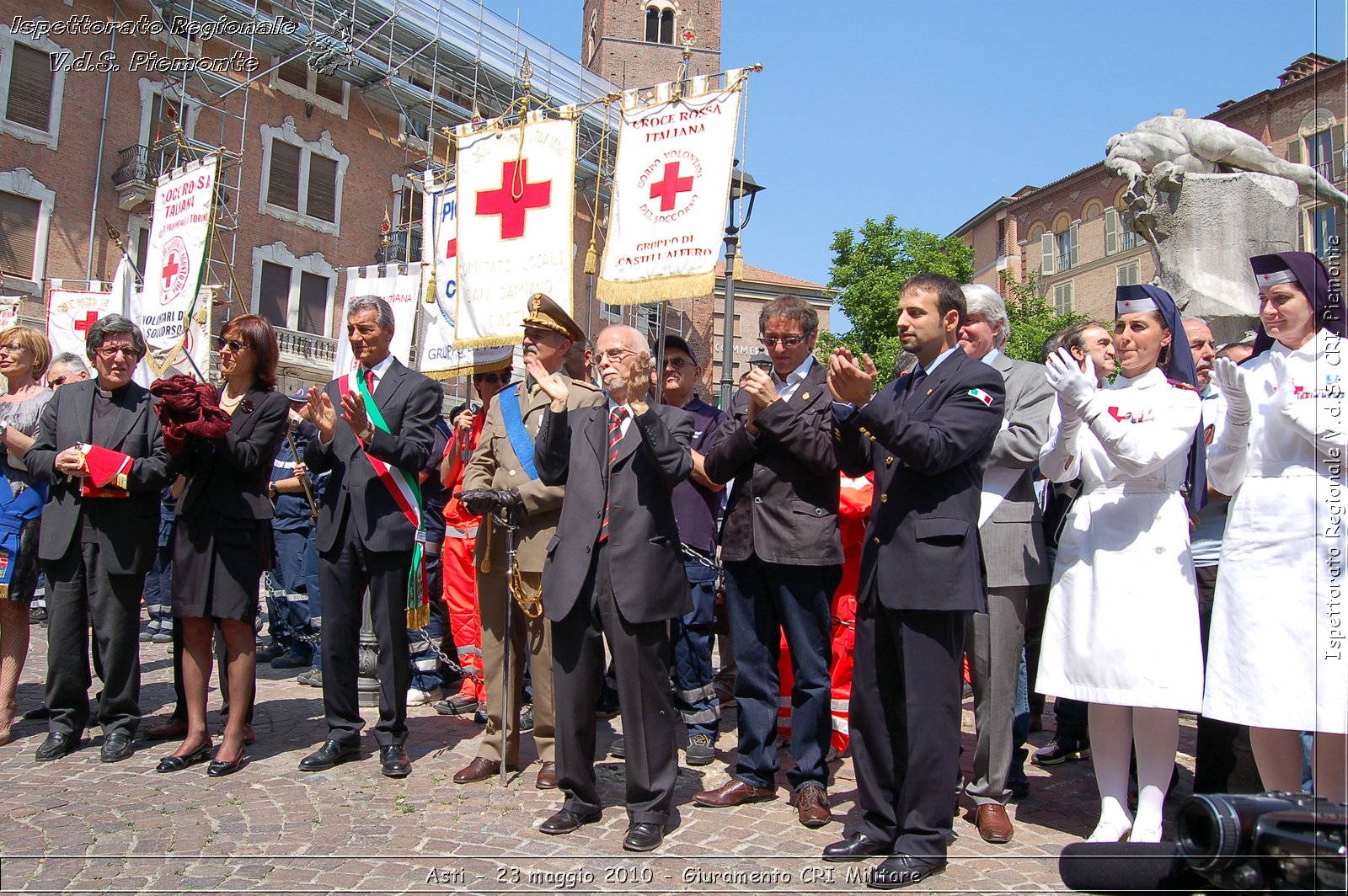 Asti - 23 maggio 2010 - Giuramento Solenne Corpo Militare della CRI  -  Croce Rossa Italiana - Ispettorato Regionale Volontari del Soccorso Piemonte