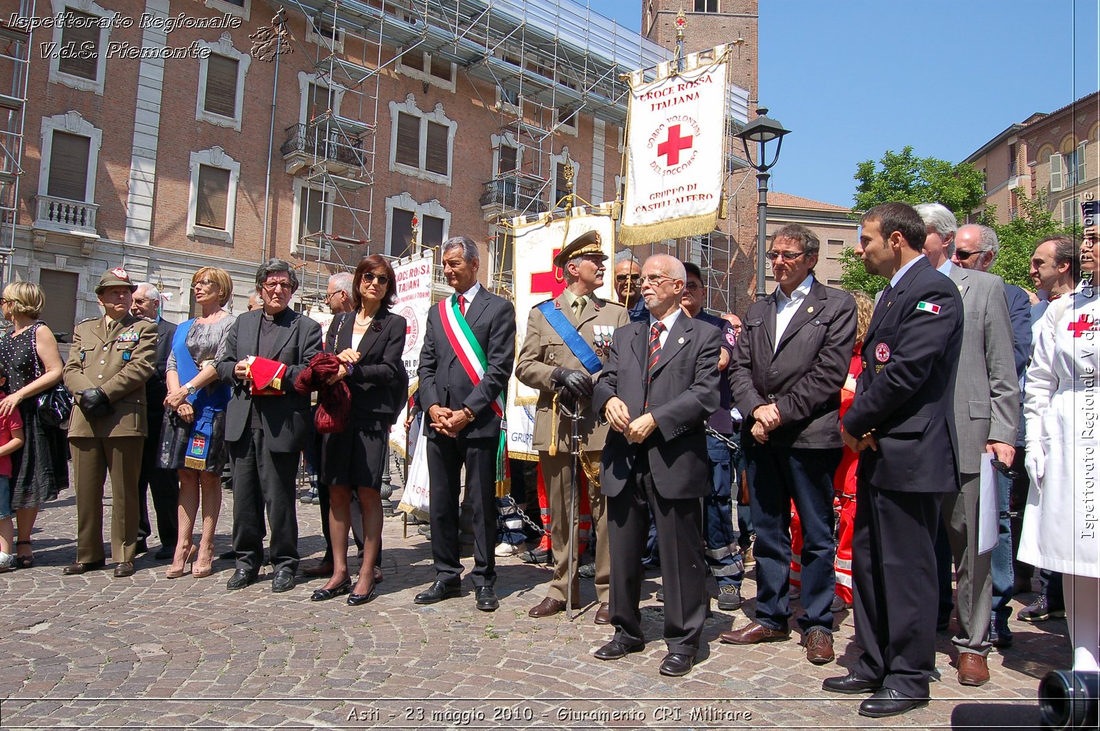 Asti - 23 maggio 2010 - Giuramento Solenne Corpo Militare della CRI  -  Croce Rossa Italiana - Ispettorato Regionale Volontari del Soccorso Piemonte