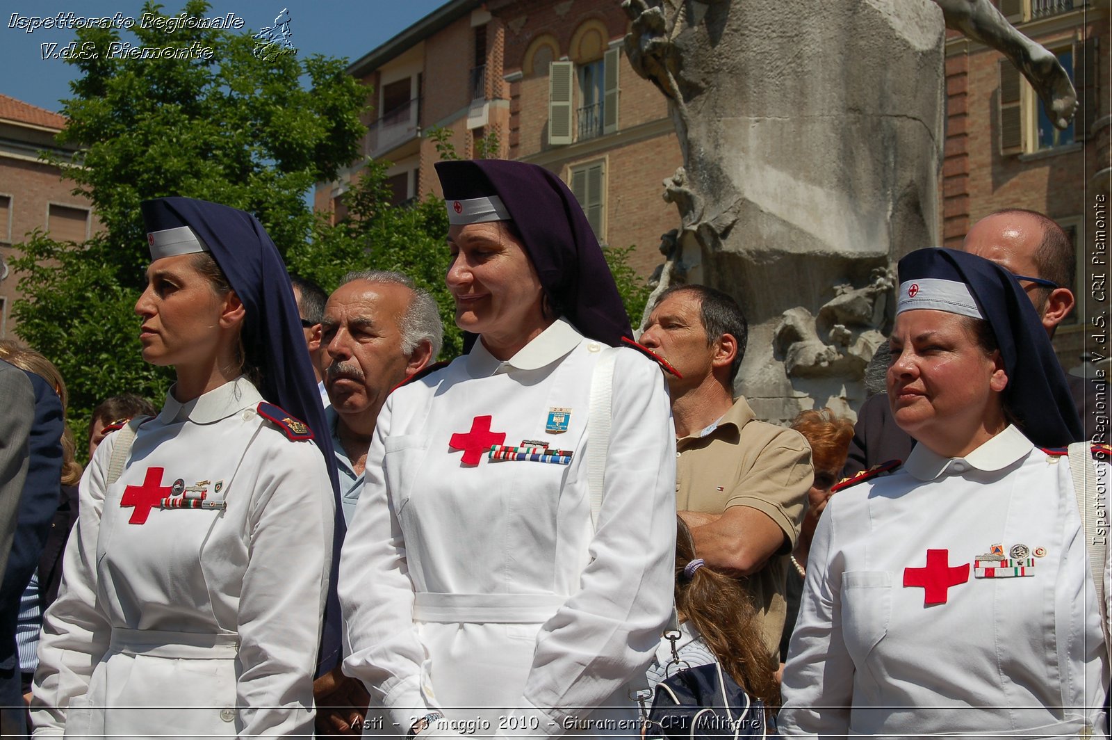 Asti - 23 maggio 2010 - Giuramento Solenne Corpo Militare della CRI  -  Croce Rossa Italiana - Ispettorato Regionale Volontari del Soccorso Piemonte