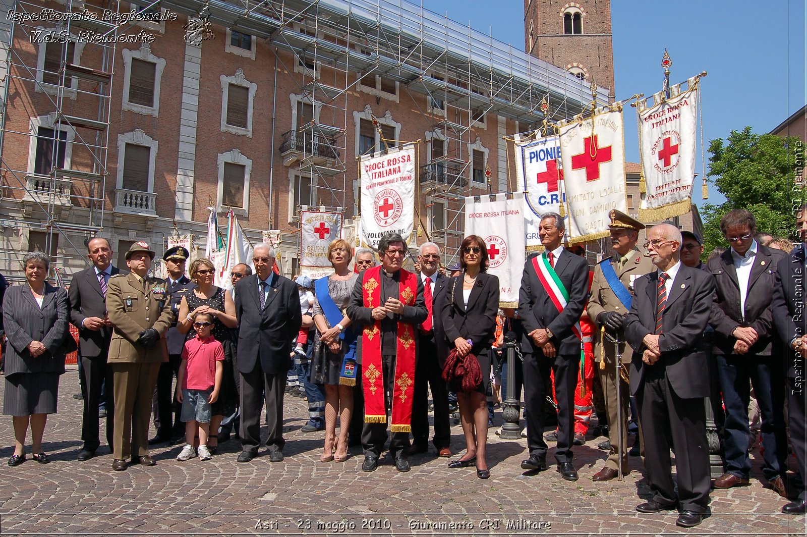 Asti - 23 maggio 2010 - Giuramento Solenne Corpo Militare della CRI  -  Croce Rossa Italiana - Ispettorato Regionale Volontari del Soccorso Piemonte