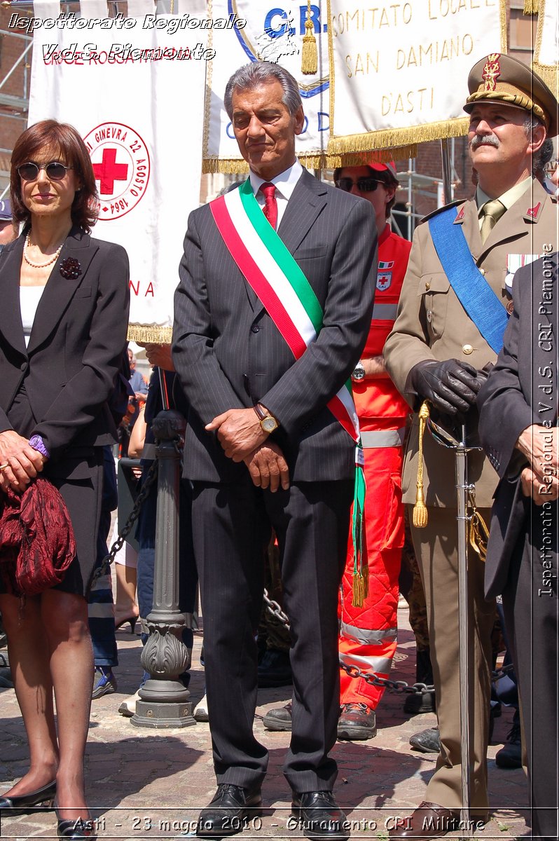 Asti - 23 maggio 2010 - Giuramento Solenne Corpo Militare della CRI  -  Croce Rossa Italiana - Ispettorato Regionale Volontari del Soccorso Piemonte