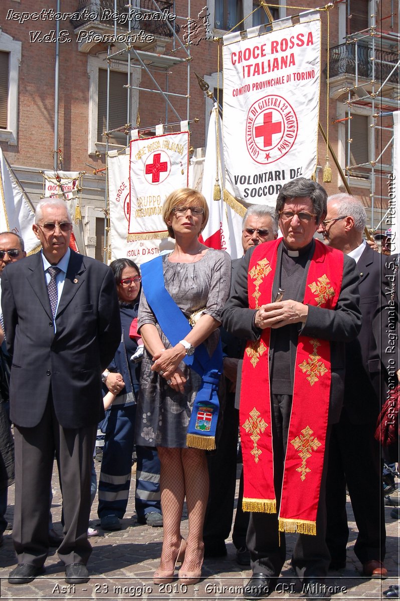 Asti - 23 maggio 2010 - Giuramento Solenne Corpo Militare della CRI  -  Croce Rossa Italiana - Ispettorato Regionale Volontari del Soccorso Piemonte