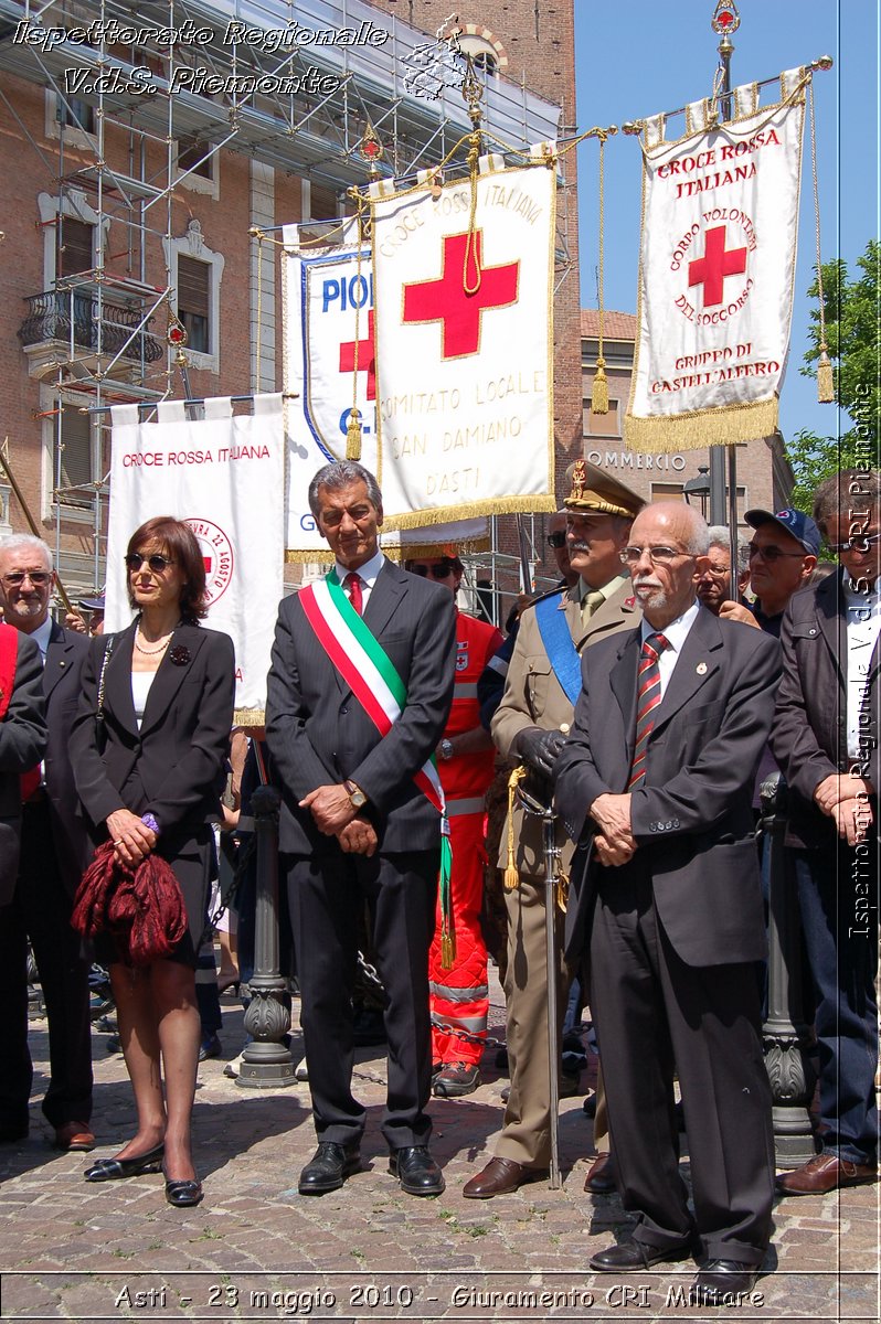 Asti - 23 maggio 2010 - Giuramento Solenne Corpo Militare della CRI  -  Croce Rossa Italiana - Ispettorato Regionale Volontari del Soccorso Piemonte